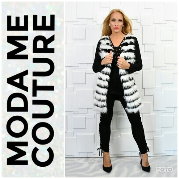 GLAM DOLLZ Faux Fur Vest - Picture 3 of 4